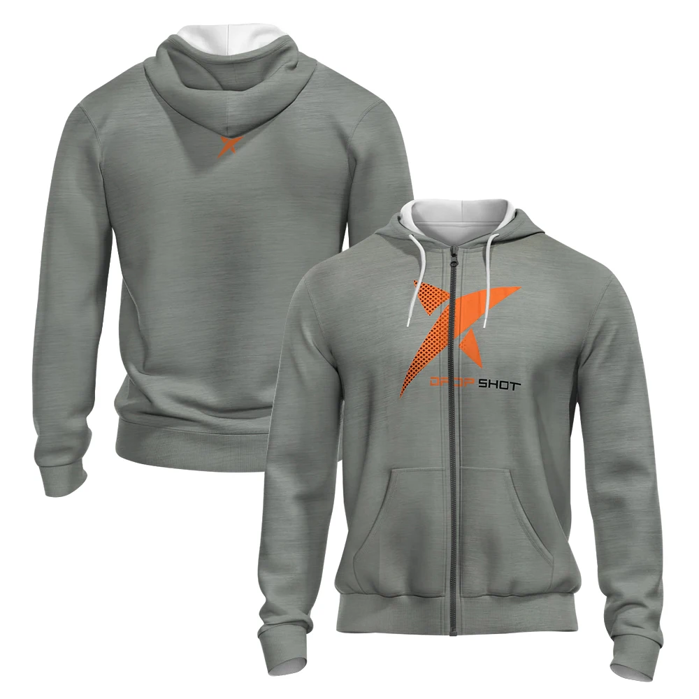 Boutique Warm Sportswear Splicing Colorful Zipper Printed Hoodie Tennis Hoodie Elastic Design Hoodie Tennis Clothing Sportswear