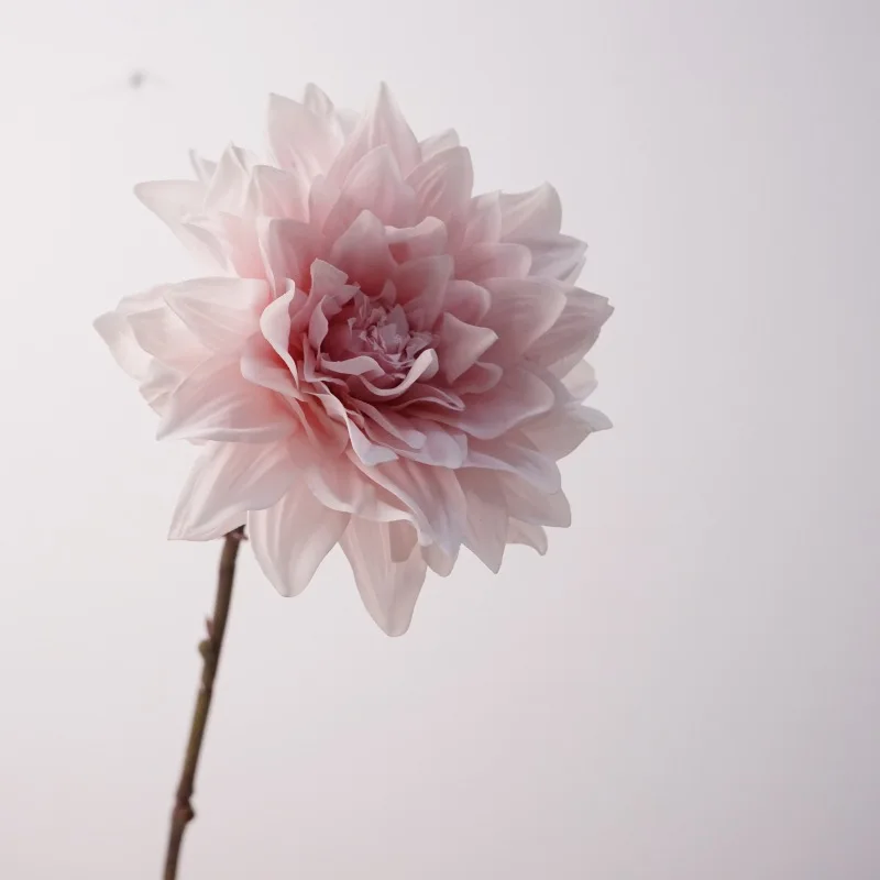 4 Stück hochwertige feuchtigkeitsspendende Dahlien, künstliche Blumen mit echtem Touch, Heimdekoration, Kunstblumen, Dahlien, Hochzeitsdekoration, Partytischdekoration, Flores – Detail 11