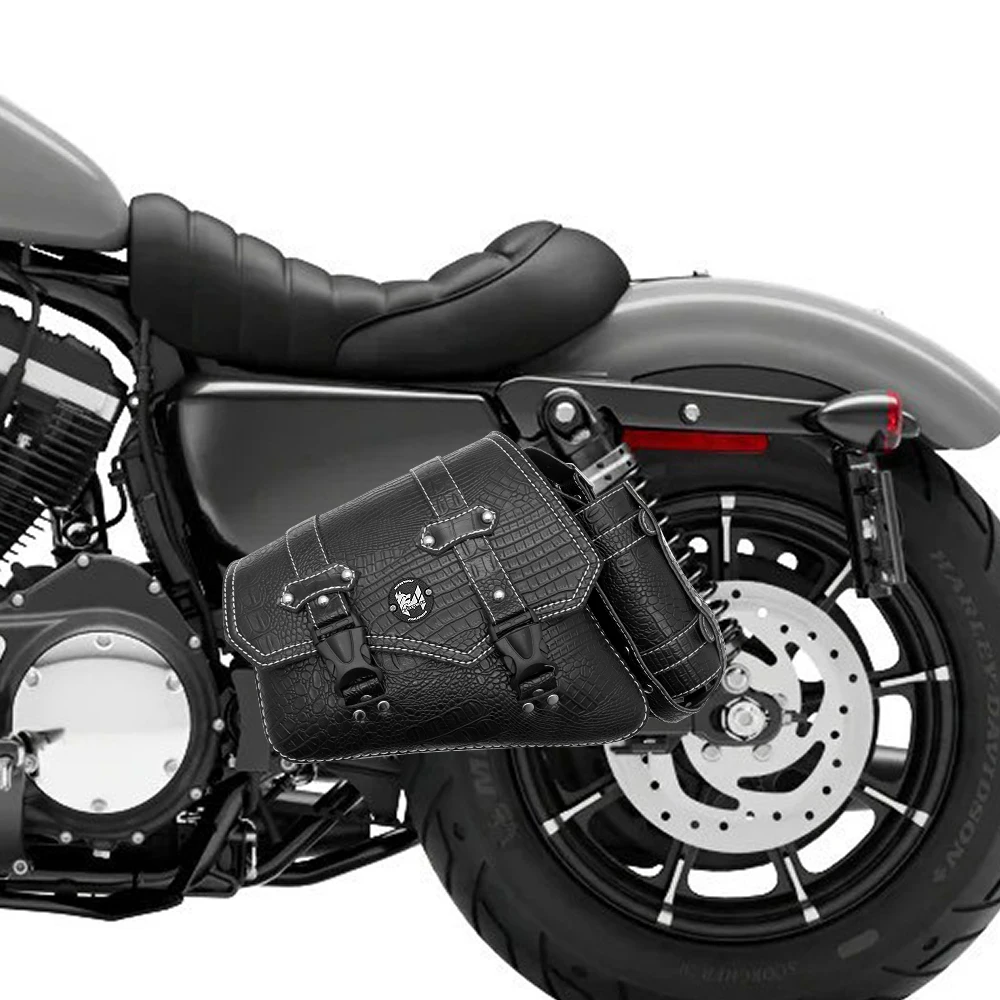 Motorcycle Universal Retro Edge Bag Knight Bag Cruise Modification Saddle Bag Waterproof for Harley Honda Yamaha