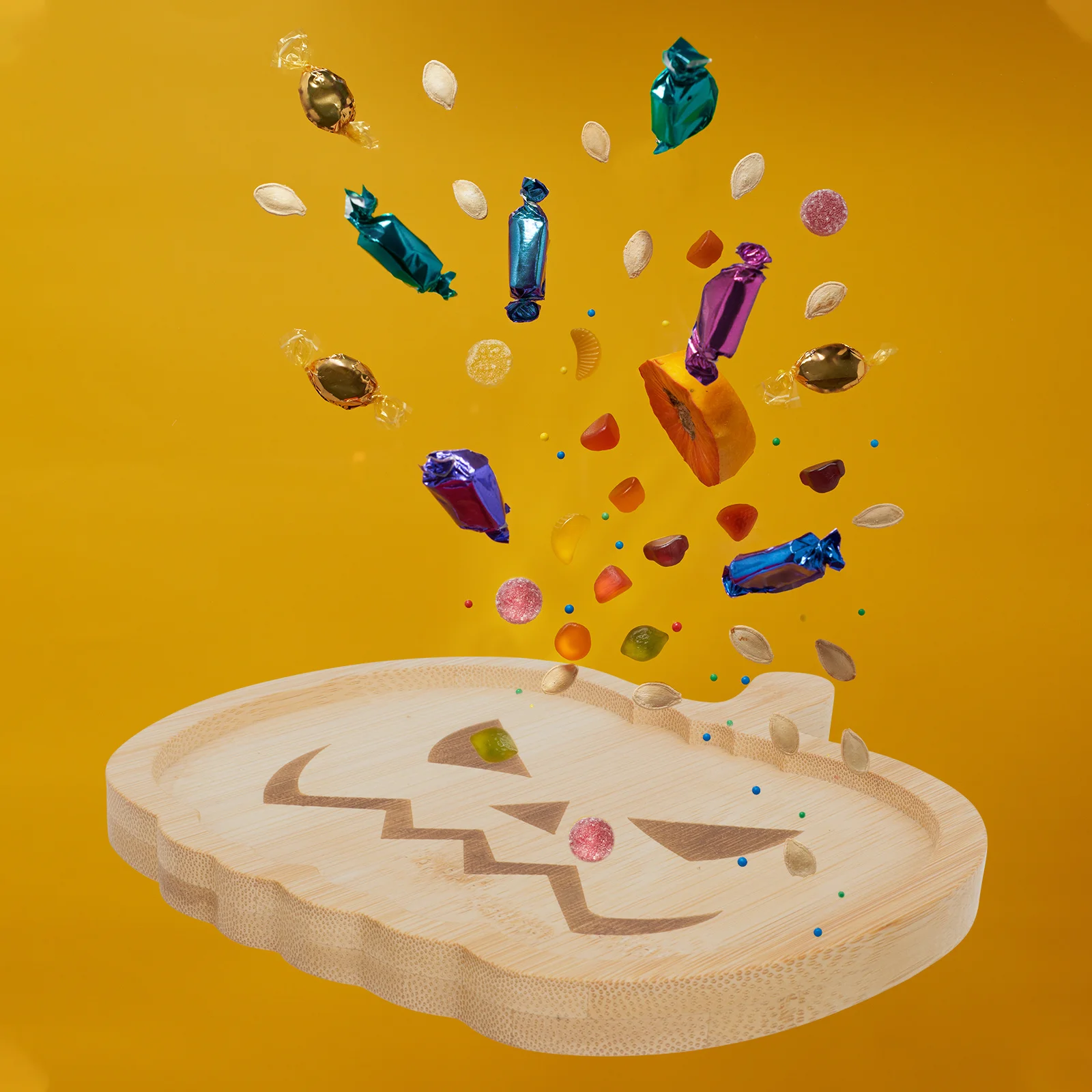 

Bamboo Fruit Tray Reusable Food Serving Dish For Snacks Desserts Bread Dry Fruits Party Wedding Gathering Kitchen