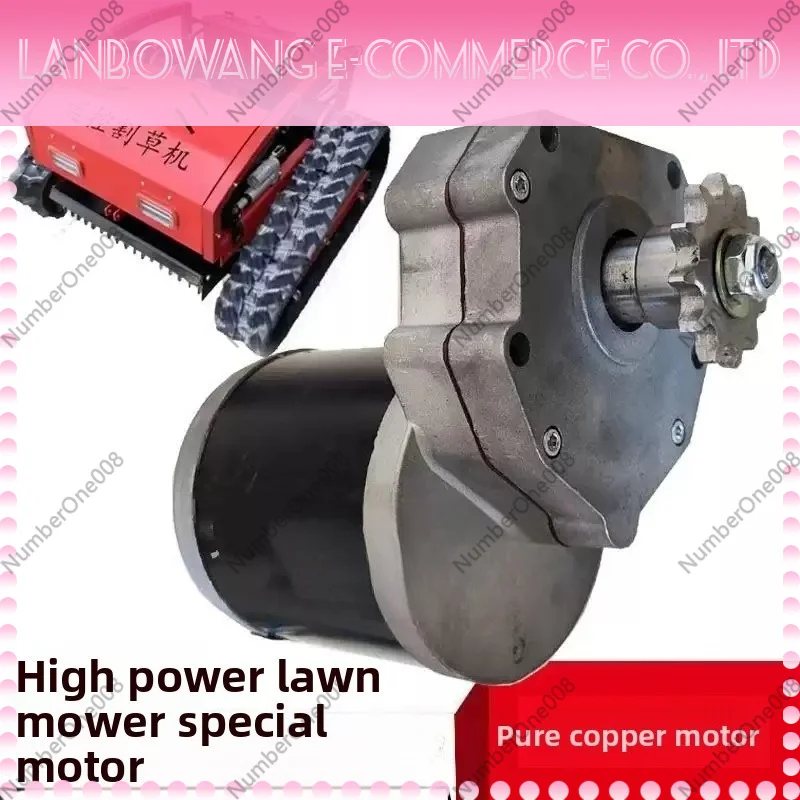 24V 12V 48V 800W DC brushed motor remote control lawn mower