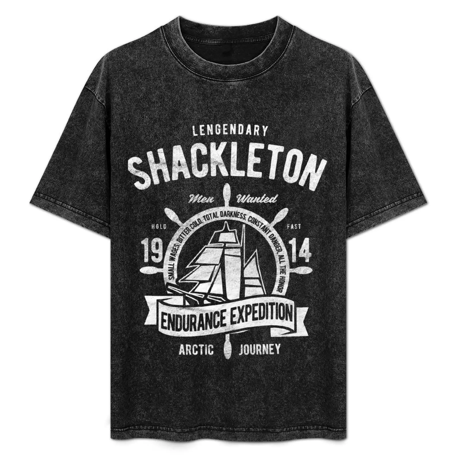 

Antarctica Ernest Shackleton Expedition T-Shirt Sporty Casual Quick Dry T-Shirt