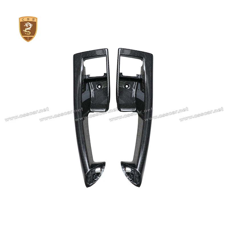 

Новые автомобильные дверные ручки из сухого углеродного волокна в стиле OEM для Ferrari F12 Berlinetta 2013 2014, сменная ручка боковой двери