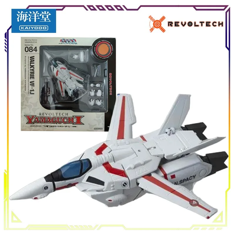 Kaiyodo Originale Revoltech Macross Più Serie Tre Sezione Forma VF-1S Roewe Foca Macchina Anime Action Figure Giocattoli di Modello