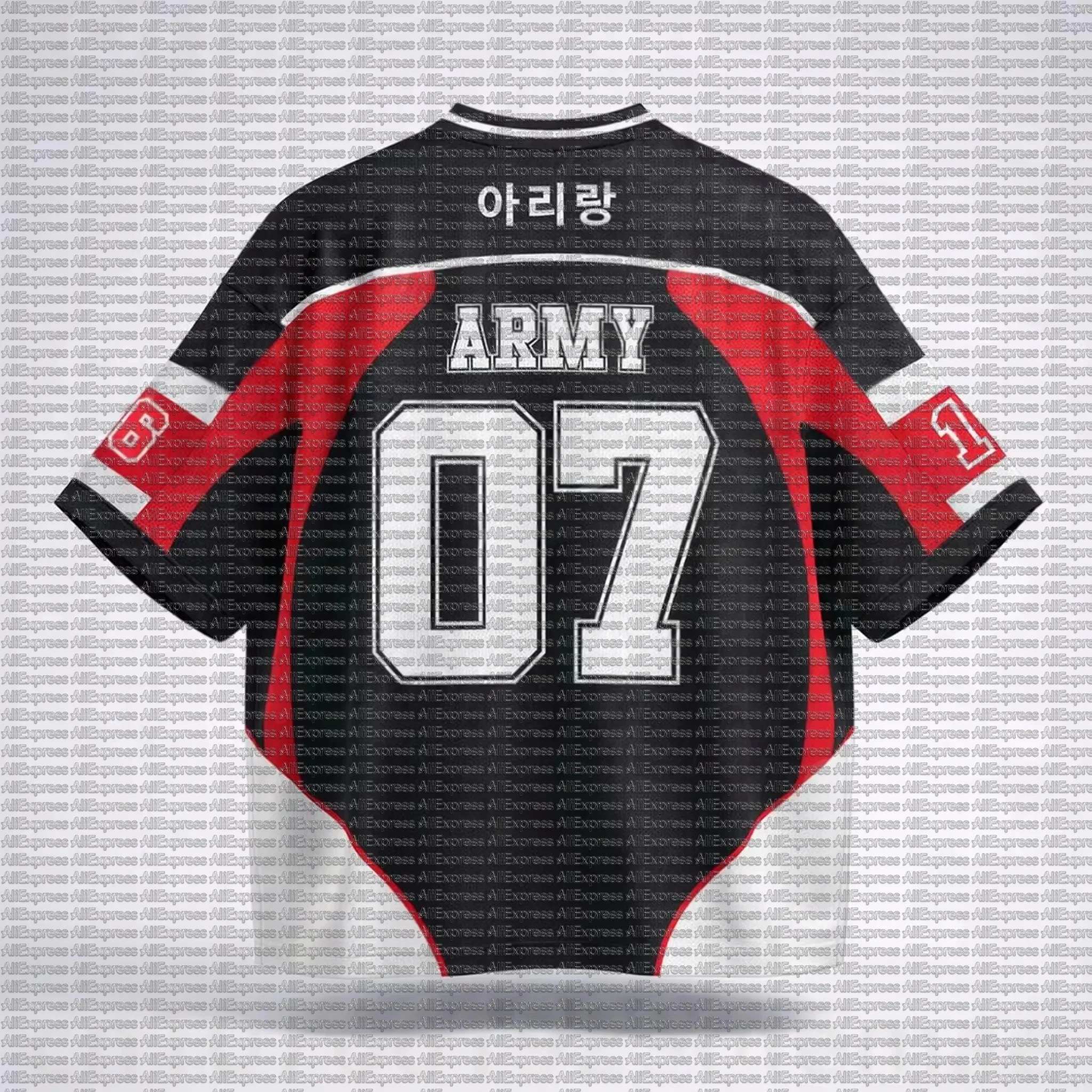 2026 Summer Korean Male Group BTS Print T-Shirt, V-Neck Casual T-Shirt, Must-Have for Fans image 5
