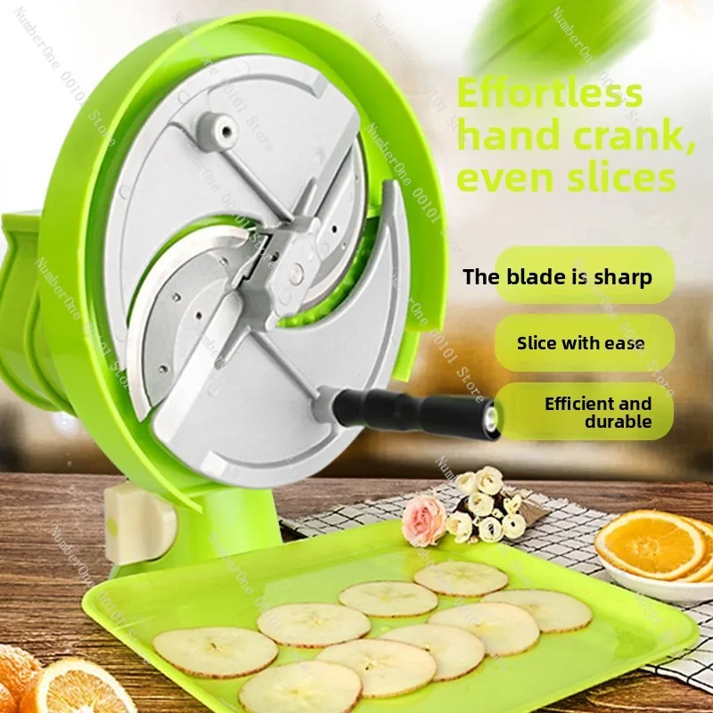Commercial manual lemon slicer adjustable thickness fruit and vegetable cutter