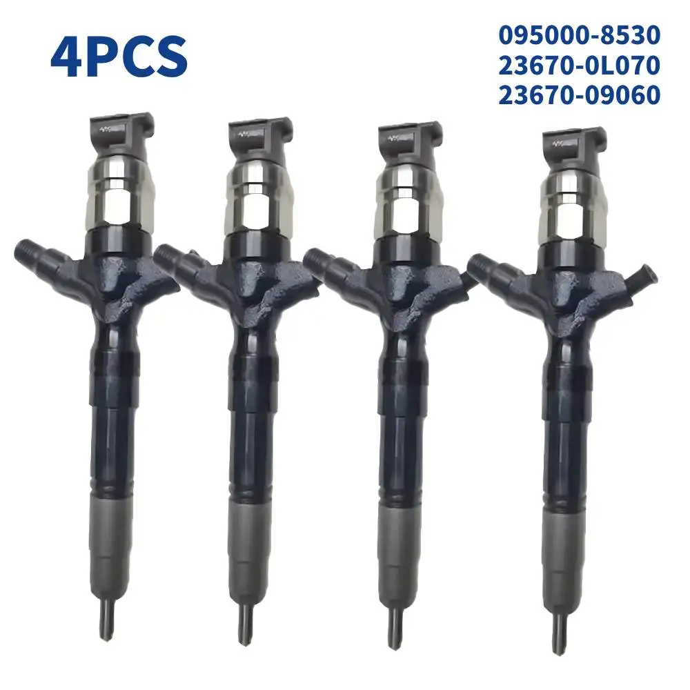 

4PCS 23670-0L070 Common Rail Diesel Fuel Injector Assembly 095000-8530 for Toyota Hilux 2.5d 2KD-FTV D4D 4WD