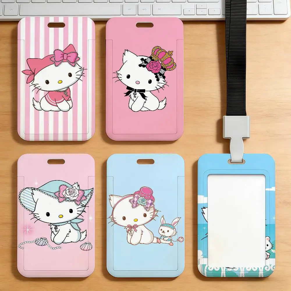 

Cartoon C-Charmmy Kitty Cute Sa Card Holder Student Campus Meal Cards Public Transport Subway Cardcase