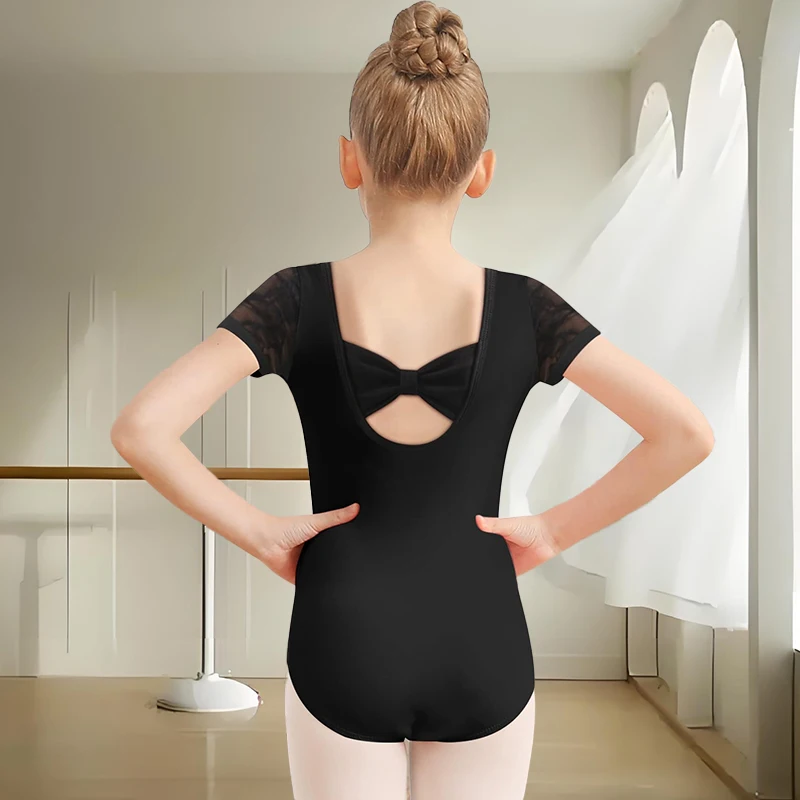 Meisjes Ballet Maillots Kant Dans Turnpakje voor Kinderen Stage Performance Holle Rug Danskleding voor Kinderen