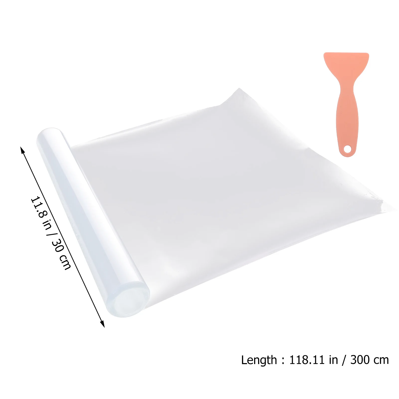 

2Pcs Transparent Car Anti Scratch Film Vehicle Protection Clear Wrap Sticker Super Viscose Long-Term Adhesive Bumper Door Bowl