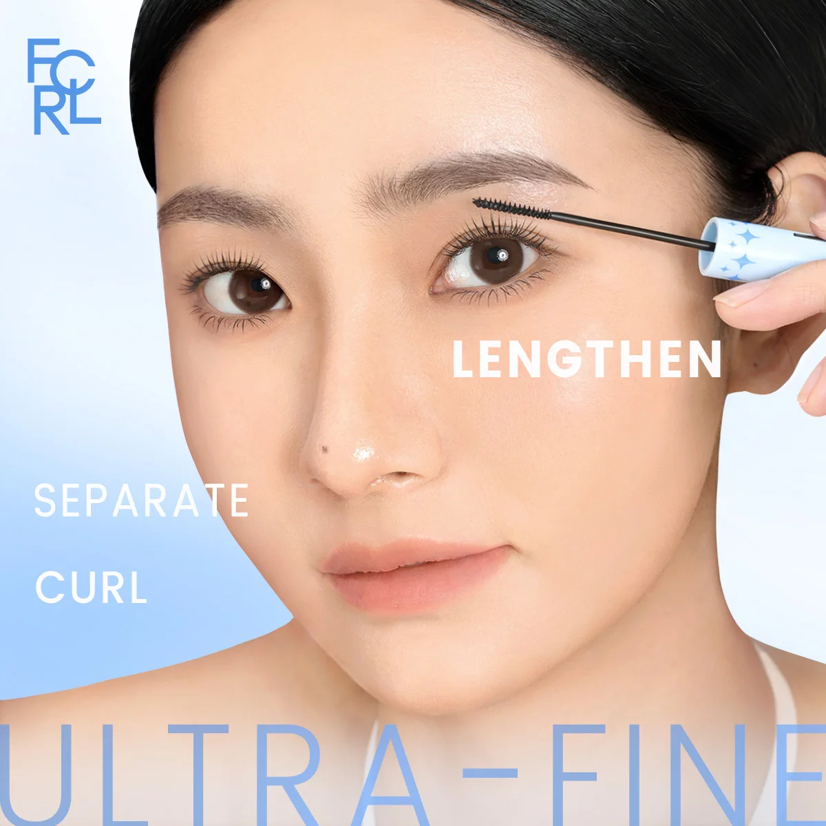 FOCALLURE-máscara ultrafina resistente al agua, larga duración, negra, larga duración, alargamiento de pestañas, fibra, maquillaje de ojos, cosméticos