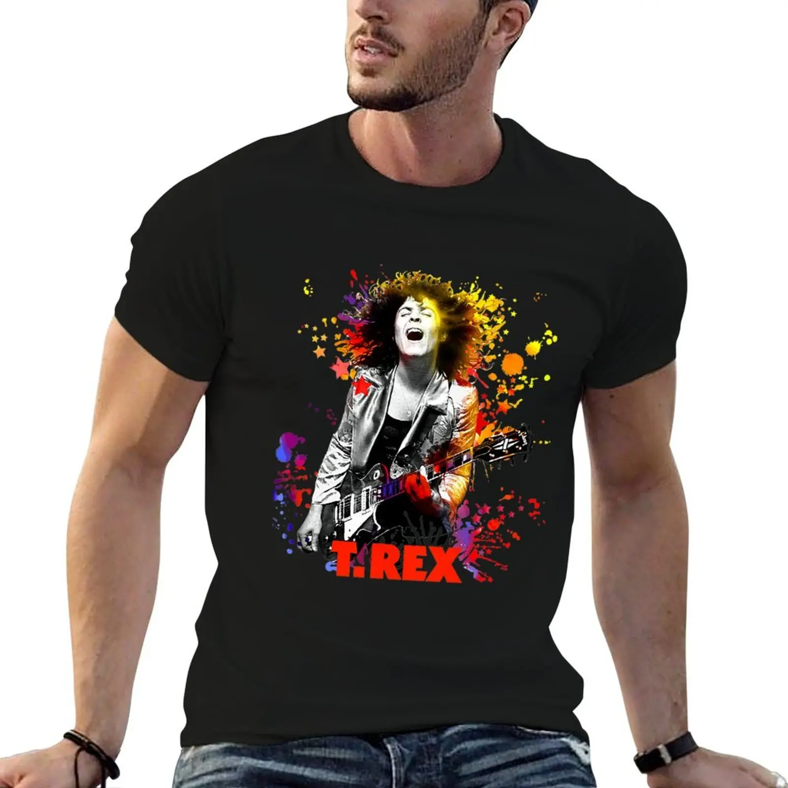 

Marc Bolan T-Shirt man t shirt luxury t shirt men 100% cotton luxury brand T-Shirt