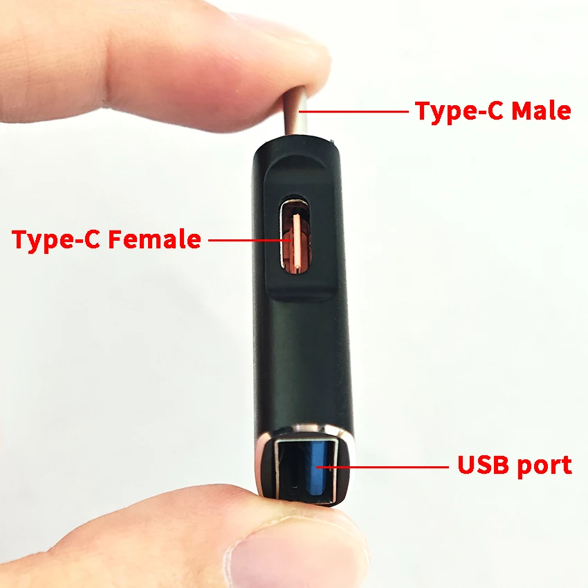 Type C OTG Adapter USB-C Male To USB 2.0 Female Charging Data Reading 2-in-1 Adapter For Graphics Tablet Hard Disk