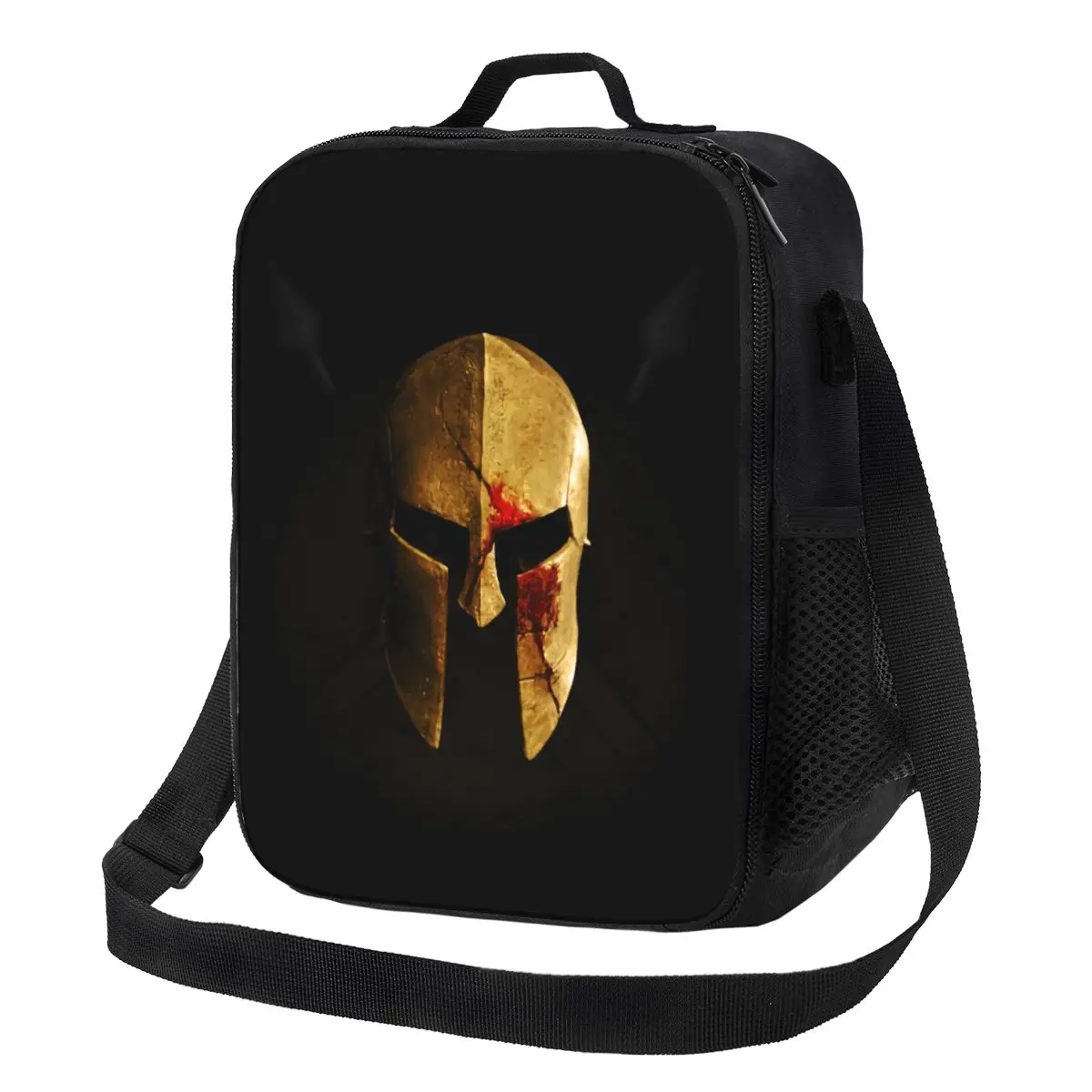 Spartan Helmet Sparta Skull Resuable Lunch Box for Multifunction Thermal Cooler Food Insulated Lunch Bag School Children Student