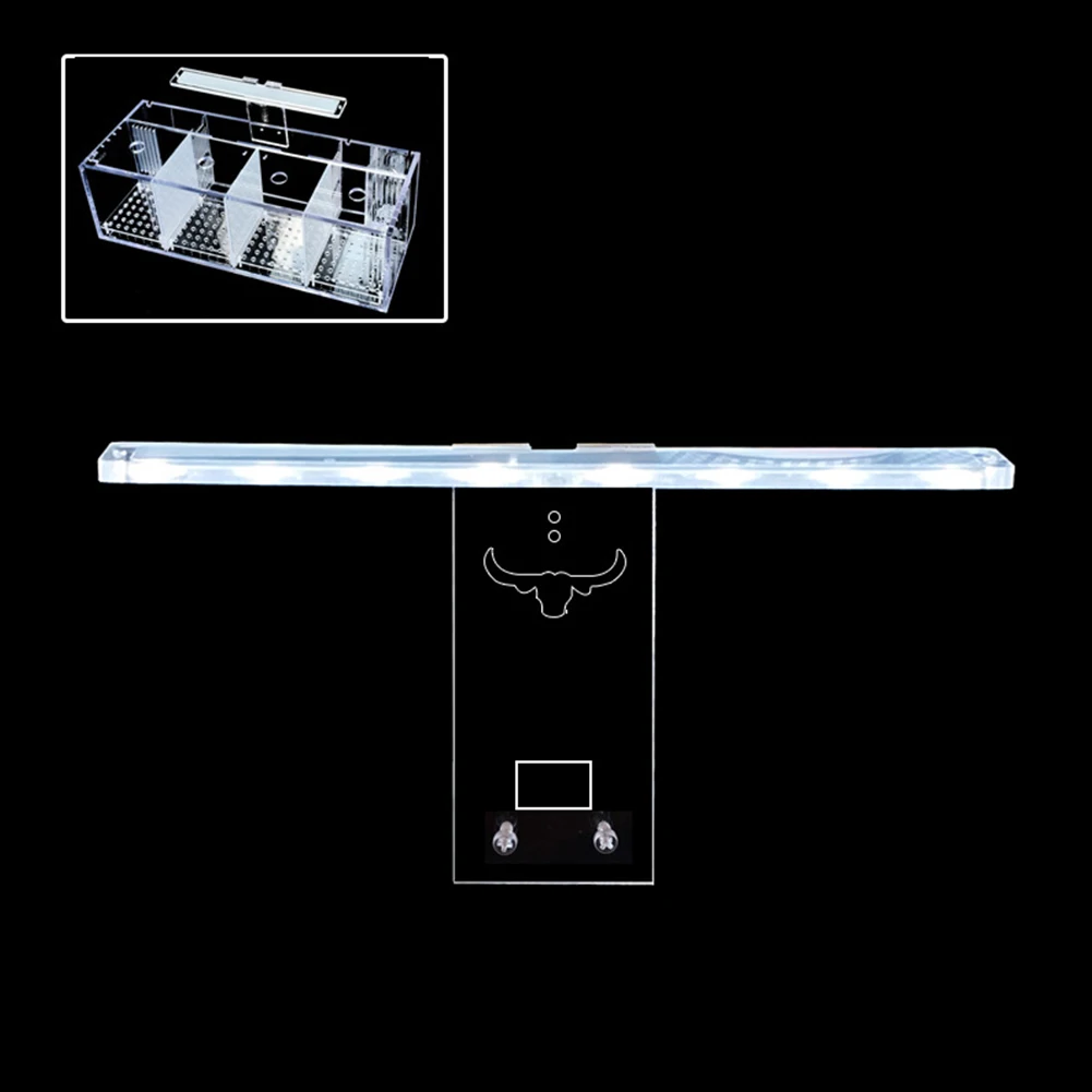 Hot Sale Fish Tank LED Light Aquarium Light Transparent Replacement Acrylic Clip-On Bracket Light Fish Tank LED Lamp