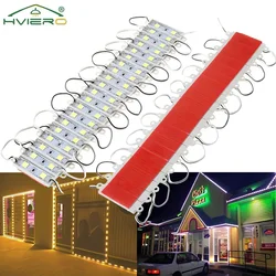 Mini lampes TV LED étanches, rétro-éclairage publicitaire, design plus lumineux, DC 12V, 5054, 2LED, STOR5050, 3528, 20 pièces