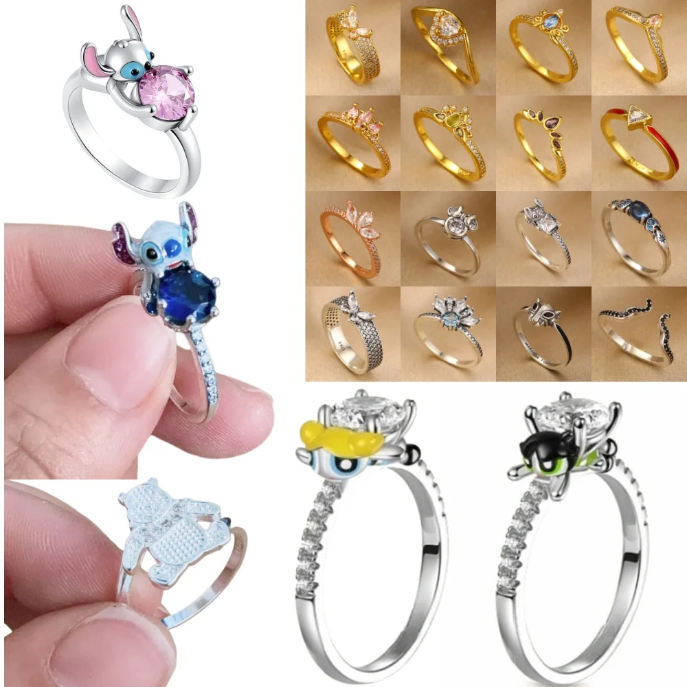 2026 Hot Selling 925 Silver,Butterfly,Cartoon Ring, Size 6 7 8 9 Suitable for European Women Exquisite Charm Jewelry Gifts 