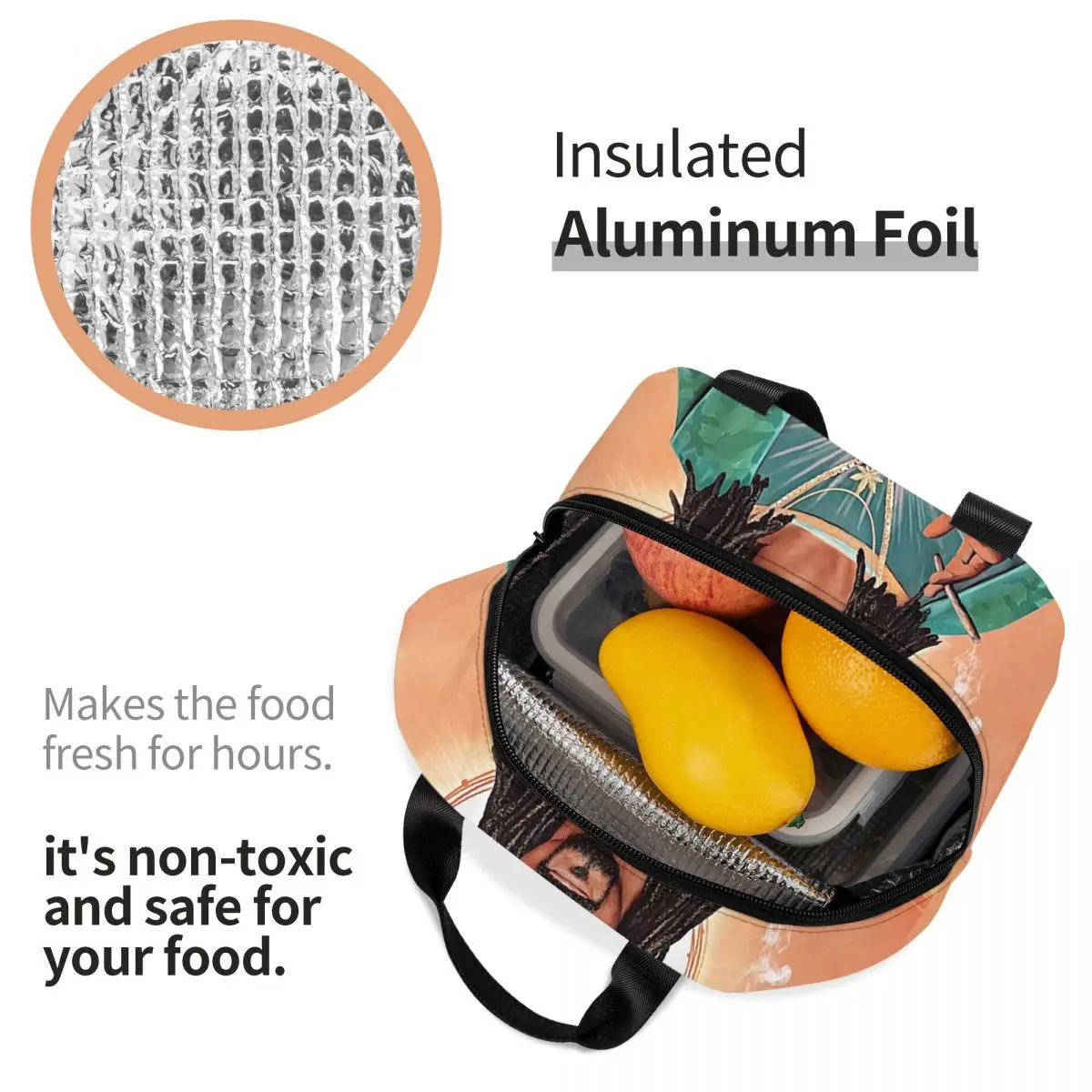 سنوب دوج يذهب يسوع معزول حقيبة الغداء للأطفال مدرسة برودة صندوق طعام حراري حمل مانعة للتسرب صناديق الغداء الحاويات #3