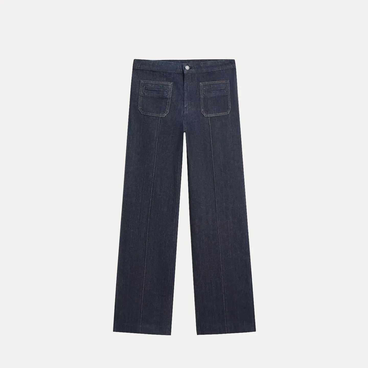 

Женские джинсы-клеш с высокой талией, весенние, для повседневной носки, винтажные, свободного кроя, удобные, эластичные, женские брюки