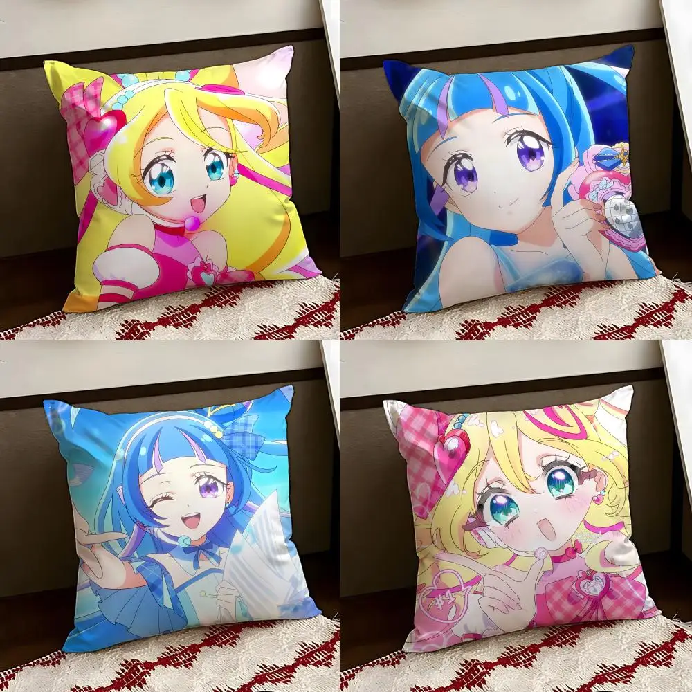 

Наволочка Y-You and Idol P-Pretty Cure, двусторонняя, мягкая, прочная, для дома и автомобиля, универсальная, для ежедневного комфорта