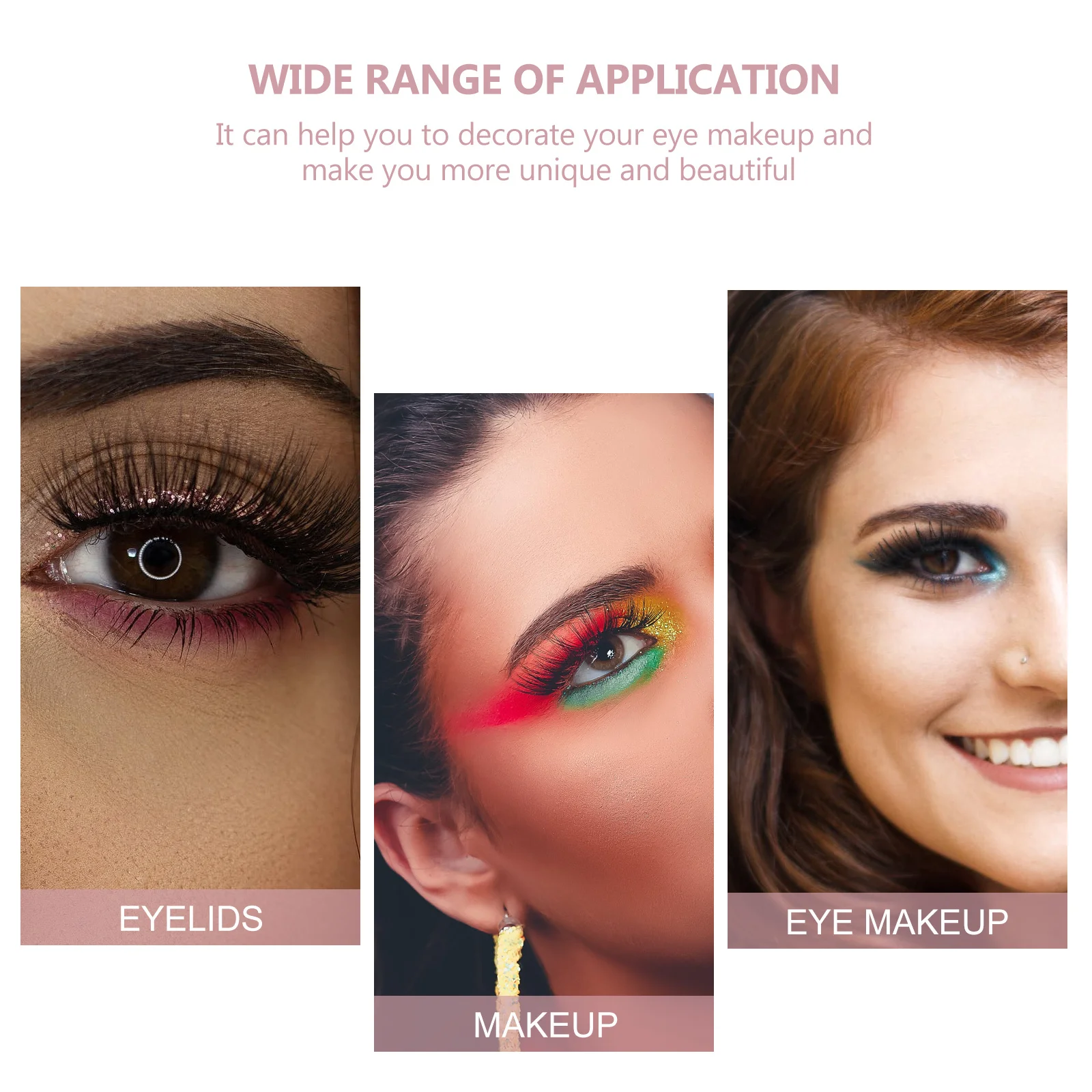 アイライナーステッカー女性用粘着防水アイラインストリップ一時的なつけまつげデカール仮面舞踏会フェスティバルパーティー