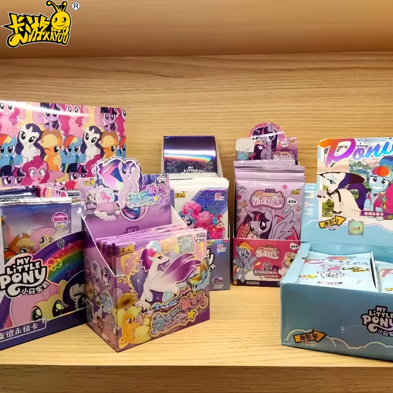 

100% натуральная Kayou Little Pony, волшебные карты дружбы, милые забавные вечерние карты дружбы, Eternal Huiyue Pack, коллекционная карта