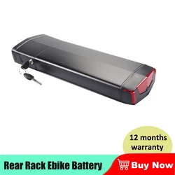 36V 48V rear rack rlectric bicycle battery pack 13ah 16ah 17.5ah for DIRODI Retrospec Beaumont E-bike lithium-ion battery