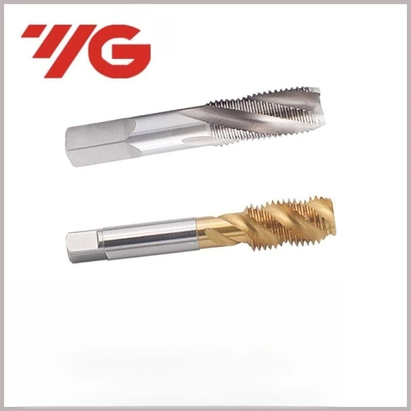 1PCS Korea YG American Pipe Spiral  Tap For aluminum/With Tin Coating NPT NPTF NPS NPSF1/16-27 1/8 3/8-18 1/4-18 3/4-14 1/2-14