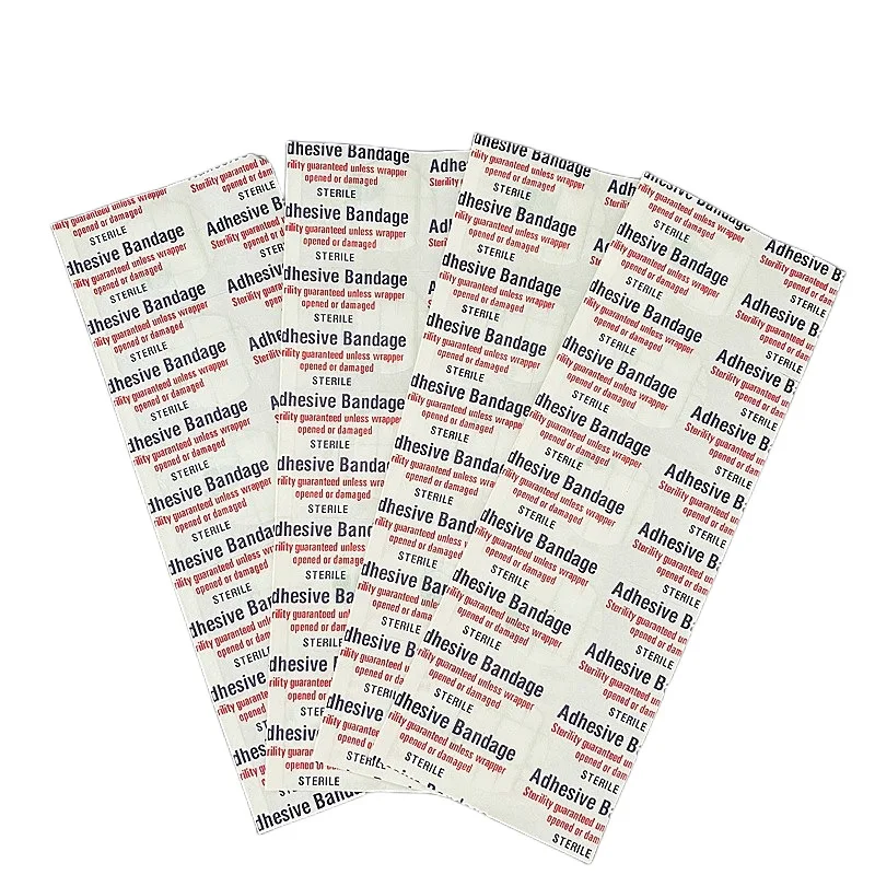 50pcs/set Transparent PU Round Band Aid PE Skin Color Circle Wound Plaster Hemostasis Patches  Dressing Bandages Strips