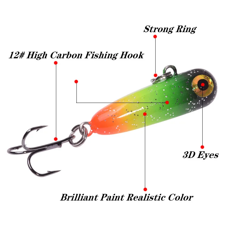 1Pcs New Mini Pencil Fishing Lure 30mm 2.8g Sinking Wobbler Lures for Trout Bass Bait Artificial Hard Baits Pesca Fishing Tackle image 3