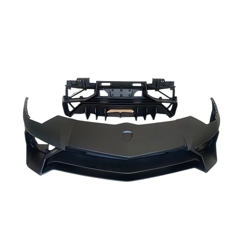 

For Lamborghini Aventador LP700 LP720 Upgrade SV Style Semi-Carbon Fiber Front Bumper Rear Spoiler Body Kit