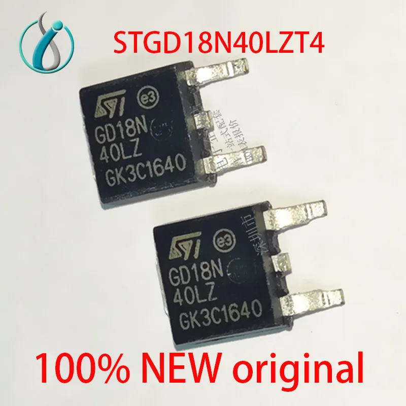(10pcs)STGD18N40LZT4 STGD18N40LZ STGD18N40 GD18N40LZ GD18N 40LZ TO-252 Patch field effect transistor IGBT 100% New Chipset