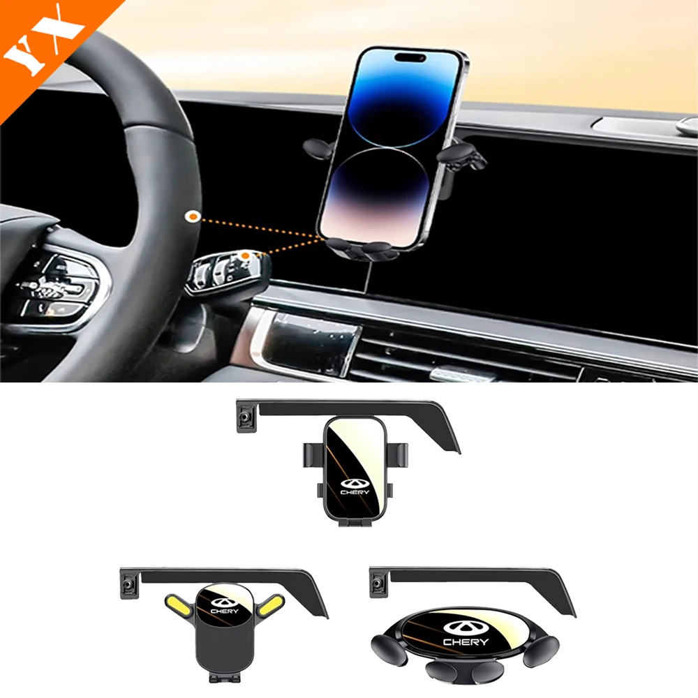 

For Chery 5X Omoda 5 FOWNIX FX accessories Car Phone Holder GPS Navigation Dashboard Wireless Phone Holder Phone Clip 1pcs