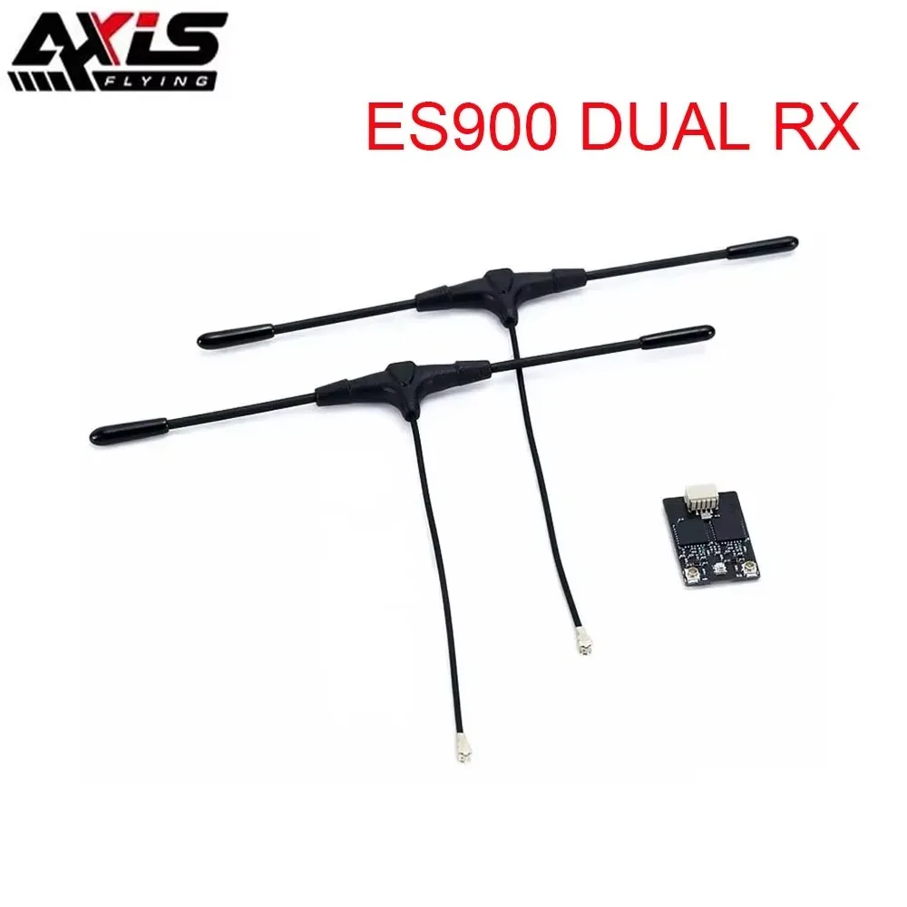BoMsAxisflying ES900 DUAL RX ELRS Diversity Receiver 915MHz / 868MHz Built-in TCXO For Airplane FPV Long Range Drone RC Parts