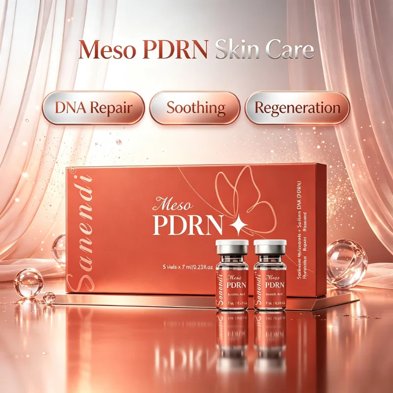Sanendi Meso PDRN Ampoule DNA Skin Repair Serum Soothing Firming & Lifting Regeneration Anti-Aging Facial Meso Skin Care Serum