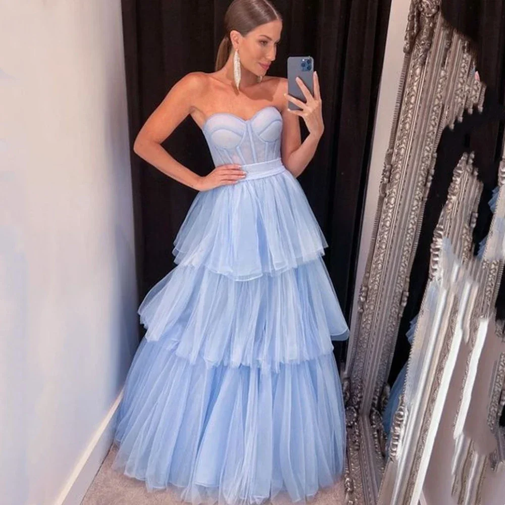 Vestidos de Noche de cóctel para fiesta de graduación, vestidos de baile para mujer, vestido de noche de boda, vestido de tul de lujo para mujer personalizado