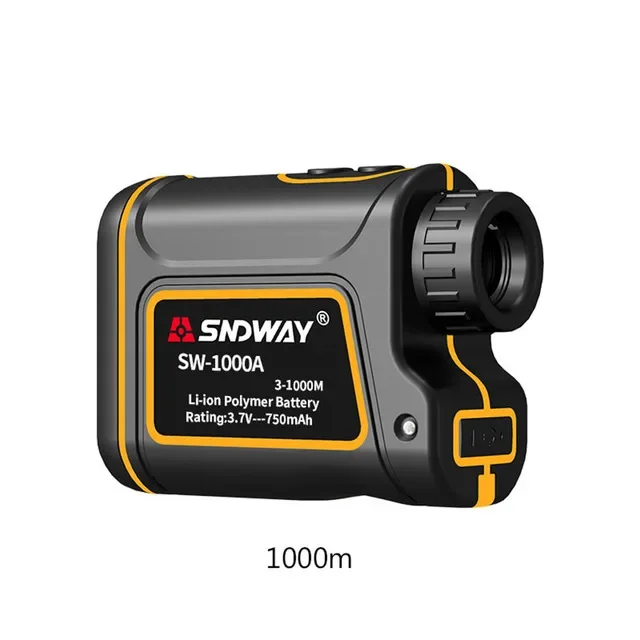 SNDWAY 600m 1000m 1500m Roulette Measure Telescope Laser Range Finder Digital Distance Meter Hunting Monocular Golf Rangefinder