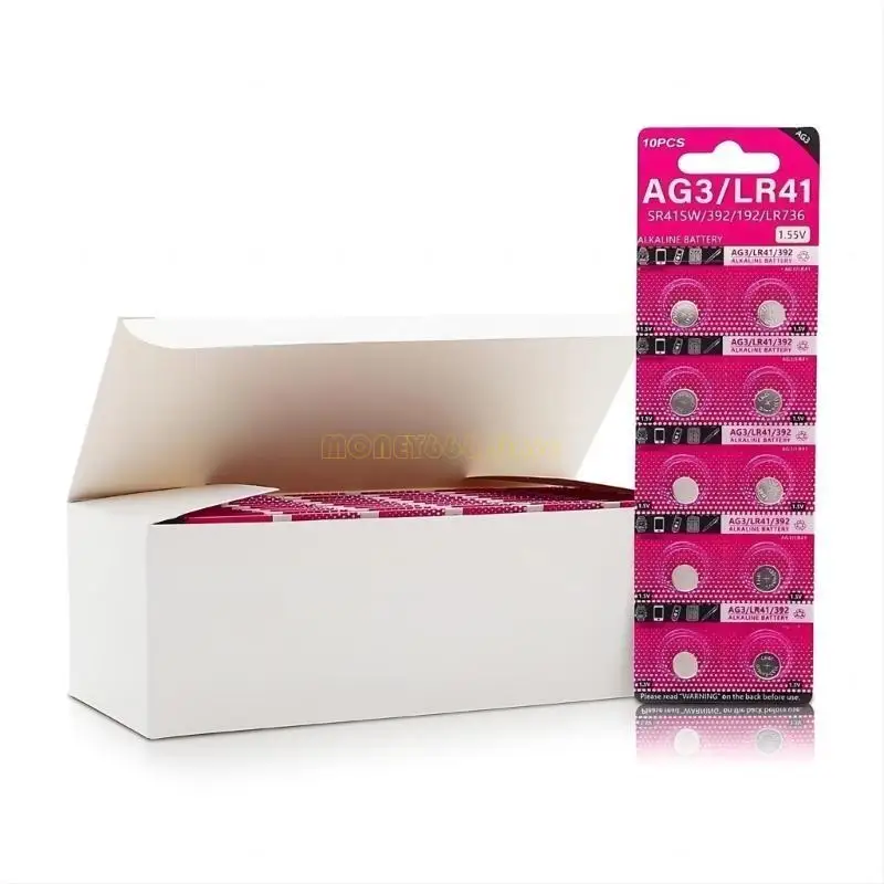 F62C AG3 1.55V زر البطارية بطاريات الخلية الليثيوم SR41 192 L736 384 SR41SW