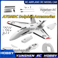 Atomrc Dolphin Fpv Fixed Wing Accessories, Airframe, Aviation Lights, Pull Rod, Tail Wing, Cabin Cover, Screw Assembly
