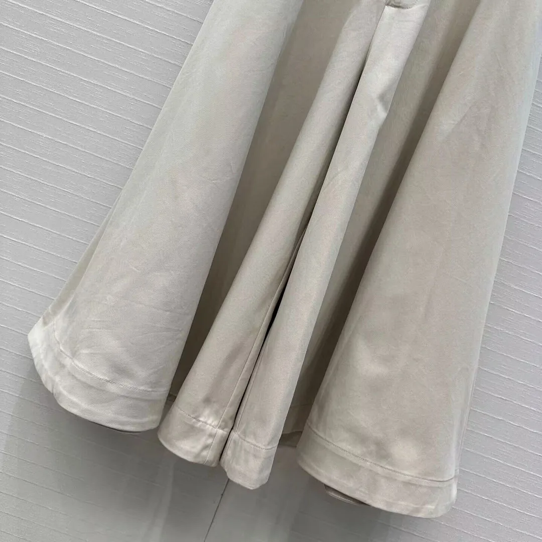 Old Money Style Loose A-line Skirts Style Pants Women New Autumn High Waist Solid Color Elegant Casual Ankle Length Trousers