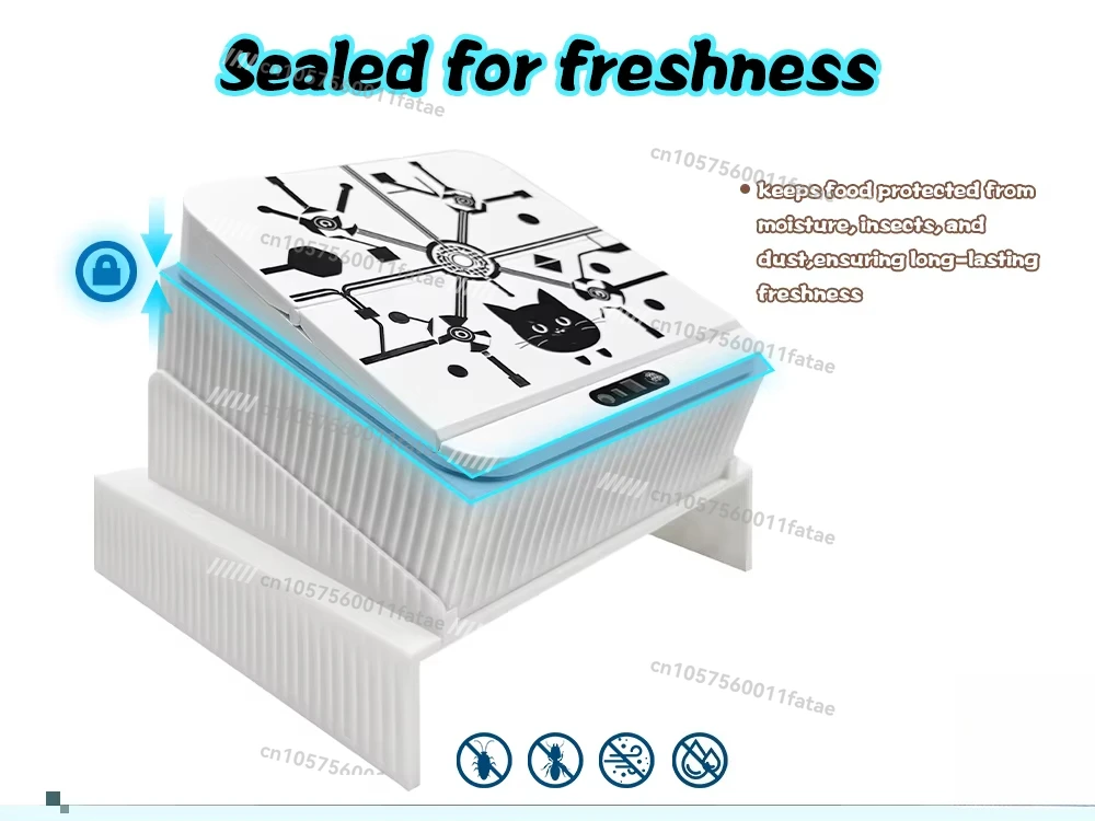 

New Technology Microchip Cat Feeder | Smart Infrared Automatic Opening Pet Bowl with Sealing Cover and Cervical Design