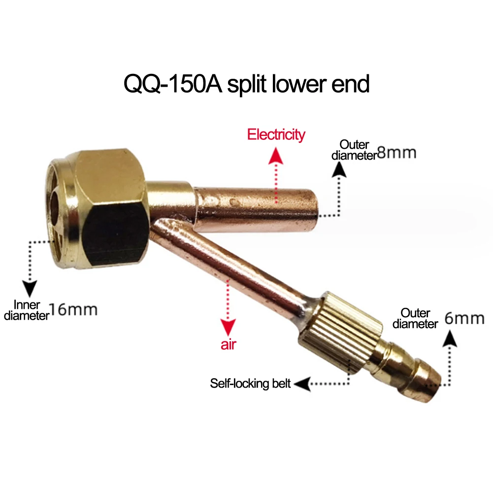 1 PCS QQ-150A TIG Welding Torch Cable Connector Gas Electricity Separation All Copper All-in-one Joint Welding Accessories