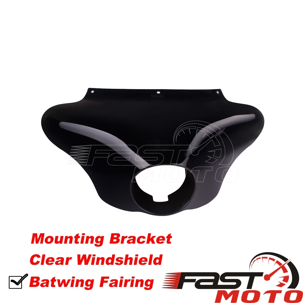 Voor Harley Sportster Custom Classic Batwing Koplamp Kuip Front Outer Cowl Protector Cover voor XL 883 1200 48 72 750 XL883N