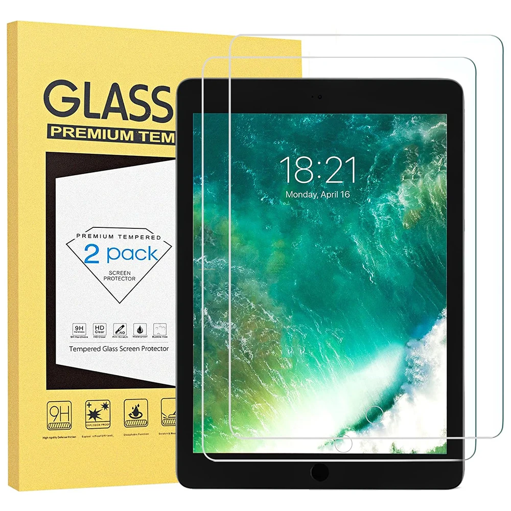 

2pcs Tempered Glass Film Screen Protector for iPad 9.7 inch , for iPad 9.7, for iPad 5/6, for iPad Air 1 2, Screen Protector