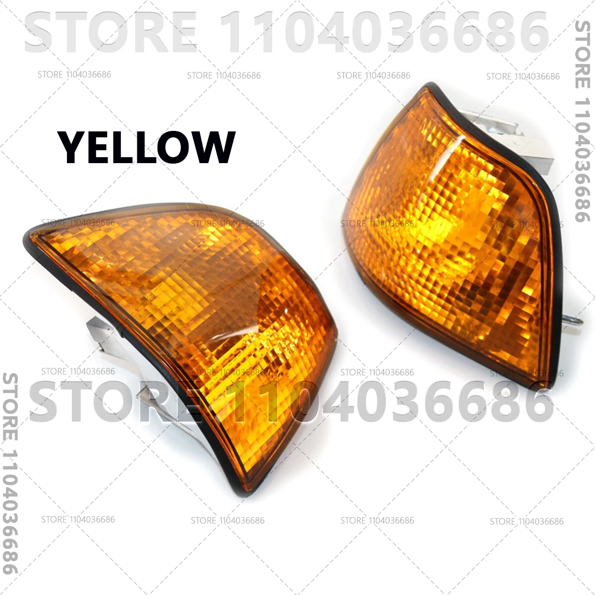 สําหรับ 1991-1999 E36 BMW 318i 318ti 320i 325i 328i M3 4 ประตูรถมุมไฟเลี้ยวสีขาวสีเหลืองสีเทา 63138353279 63138353280