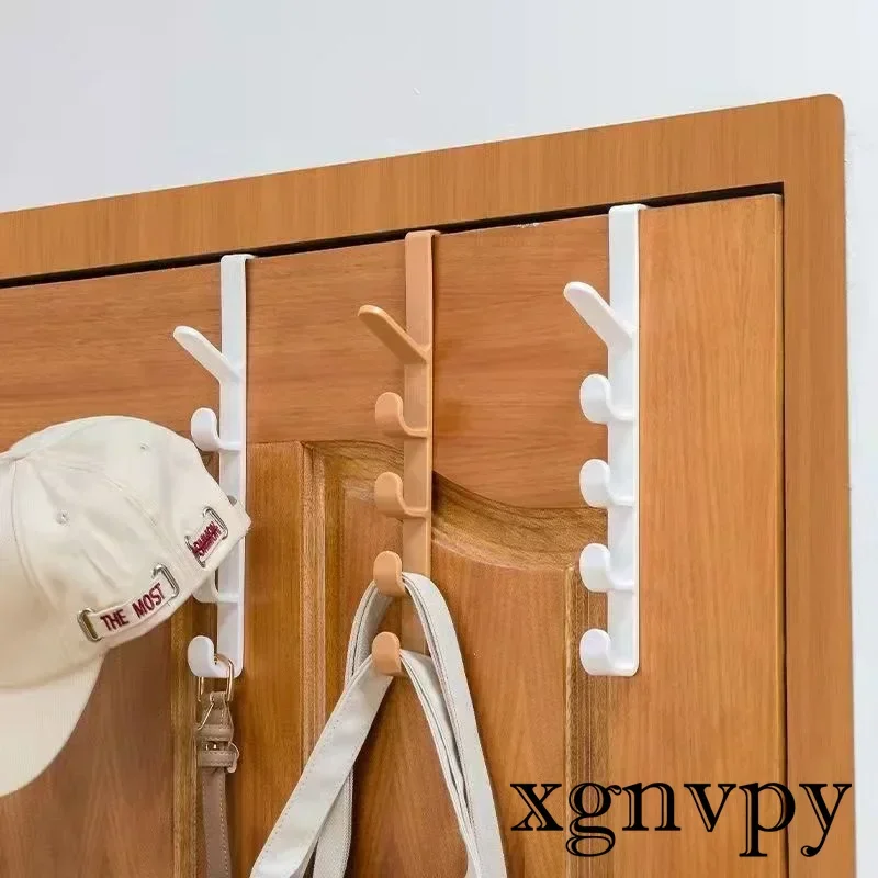 Xgnvpy Home Storage Organization Door Hanger Wall Organizer Hook Bedroom Clothing Hook Holder Coat Hat Bag Rack Bathroom Kitchen