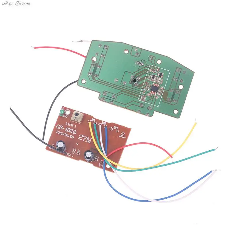 High Quality 6CH 2.4G Remote Control 27MHz Circuit PCB Transmitter Receiver Board For RC Car Remote Control Toys Parts