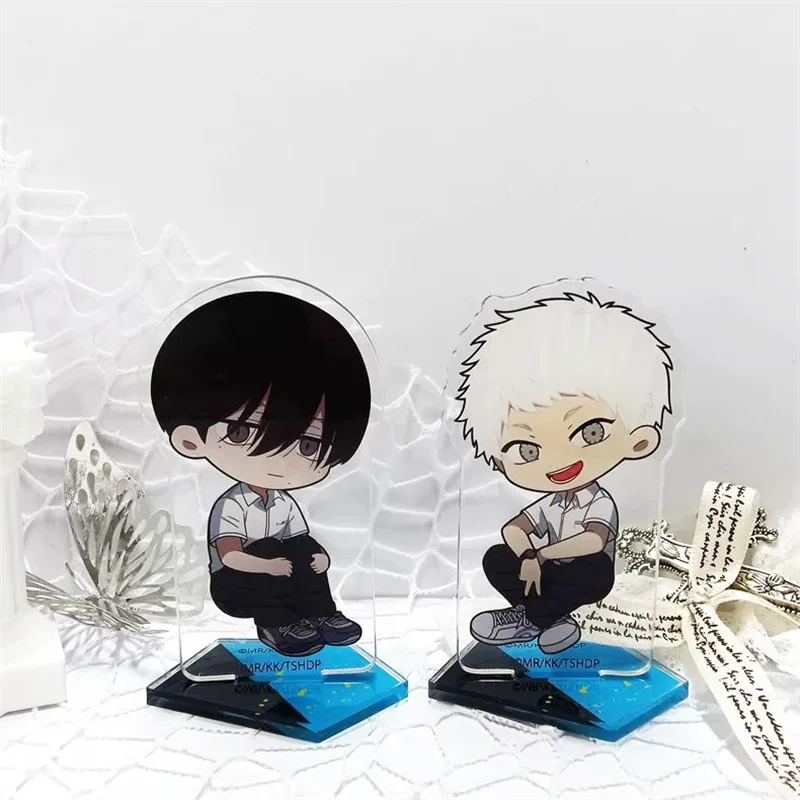 El verano Hikaru Died Hikaru Indo Tsujinaka Yoshiki Cosplay soporte modelo placa acrílico adorno de escritorio accesorios Decoración