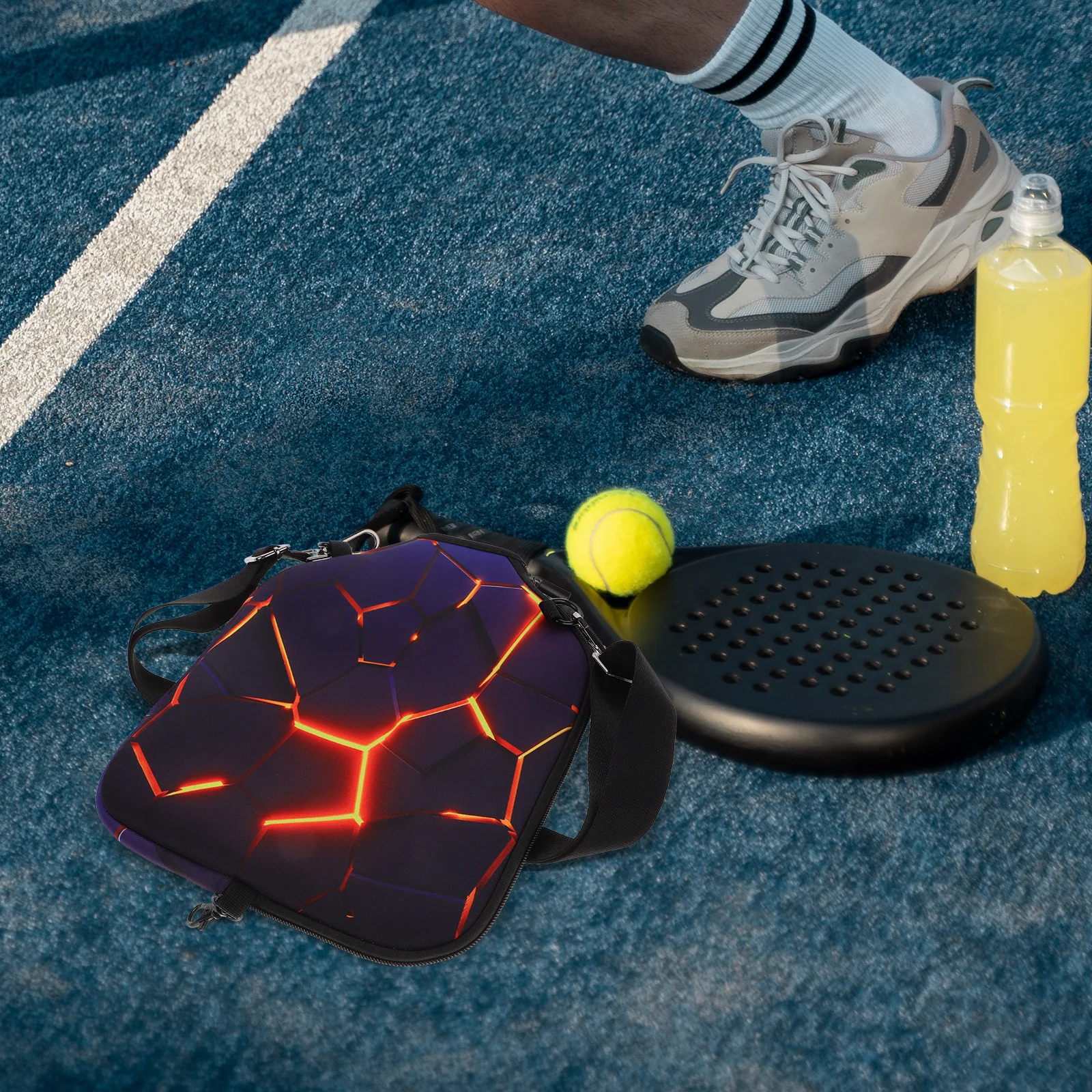 Sports Bag Waterproof Neoprene Ball Paddle Cover Portable Outdoor Cricket Paddle Storage Case Multifunctional