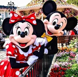 Cute Cartoon Mickey Minnie Mouse Mascot Costume Disney Characters Cosplay Performance Set Winnie the Pooh Clothing